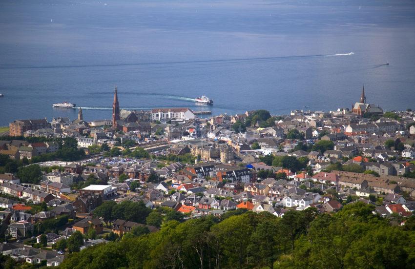 Largs Tele With Ferries