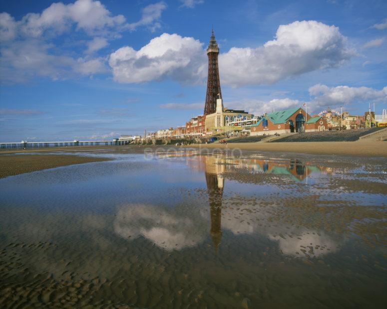 Blackpool Tower From Sands Jpg