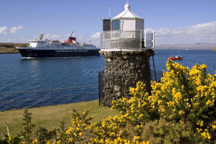 MV Isle Of Mull Passes Dunollie Light Oban