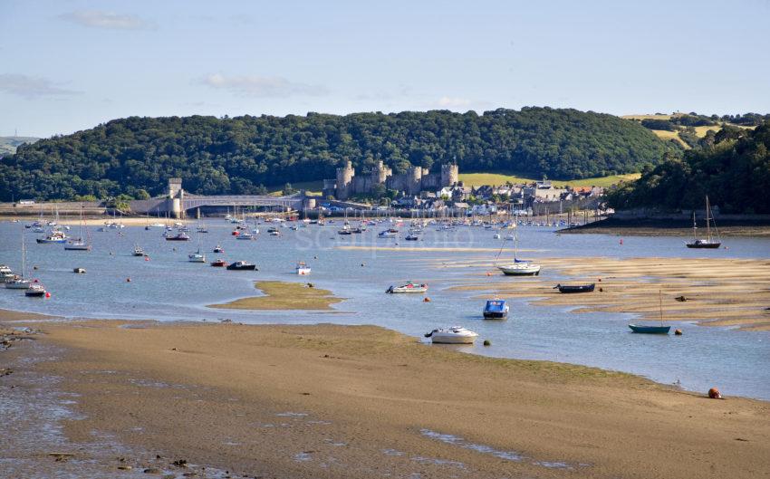 Towards Conwy Castle From Deganwy