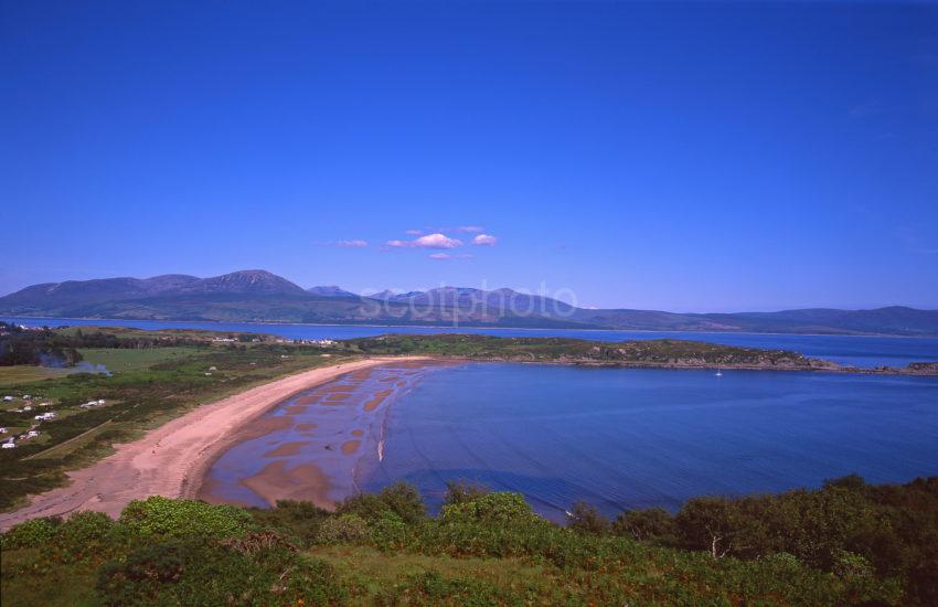 Summer View Overlooking Carradale Bay With The Island Of Arran In The Distance Kintyre