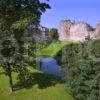 WY3Q0549 Rothesay Castle And Moat Isle Of Bute