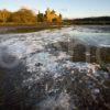 I5D9977 Evening Light Frozen Shore Of Loch Awe To Kilchurn Castle