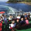 View From Stern Of Mull Ferry Dunollie Castle