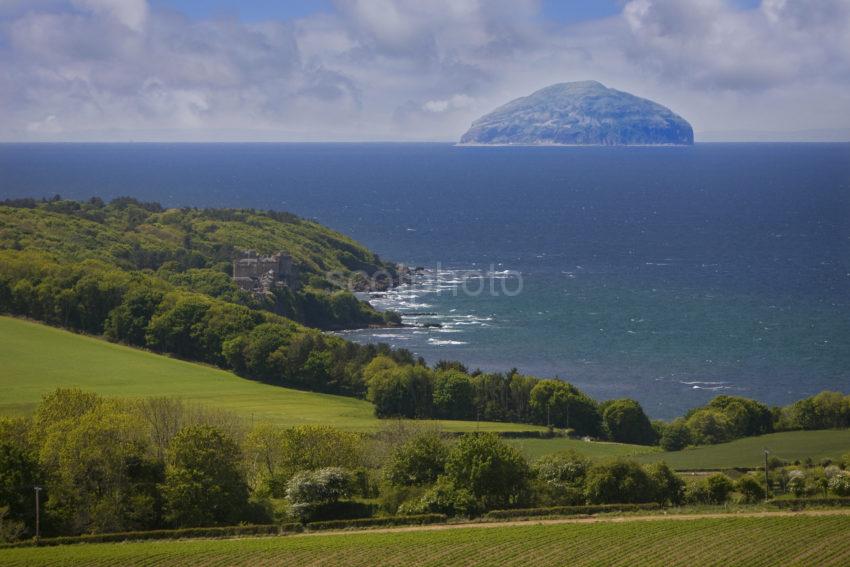 Summer View Towards Culzean Castle And Ailsa Craig Ayrshire