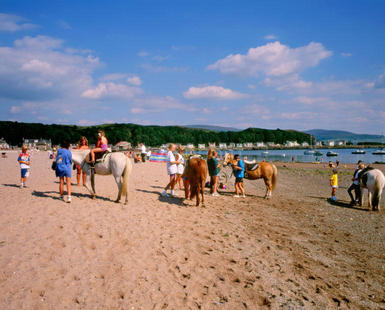 Busy Summer Day On Milllport Beach