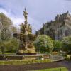 Y3Q9716 Castle And Fountain Edinburgh