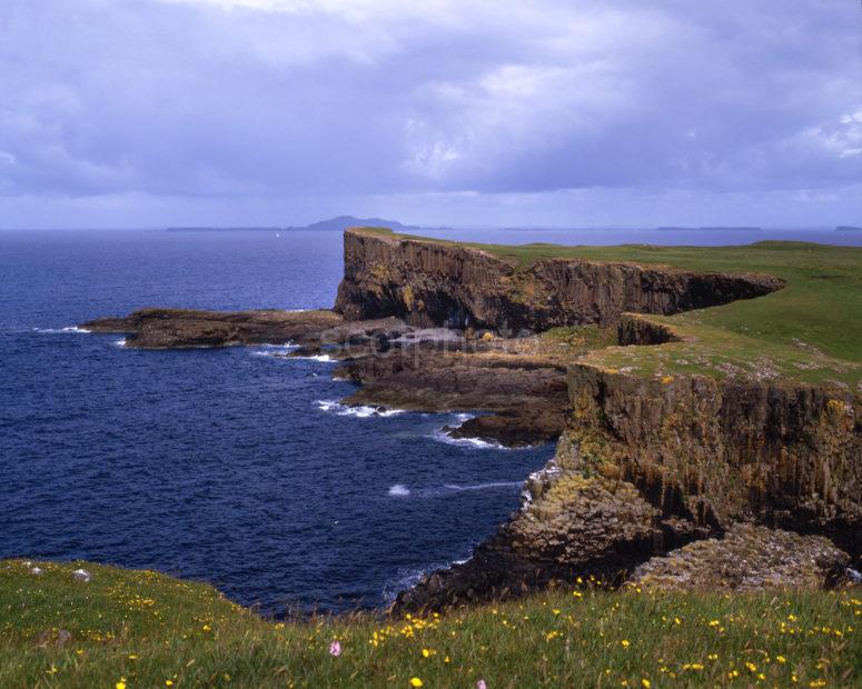 Geological Formations On The Island Of Staffa