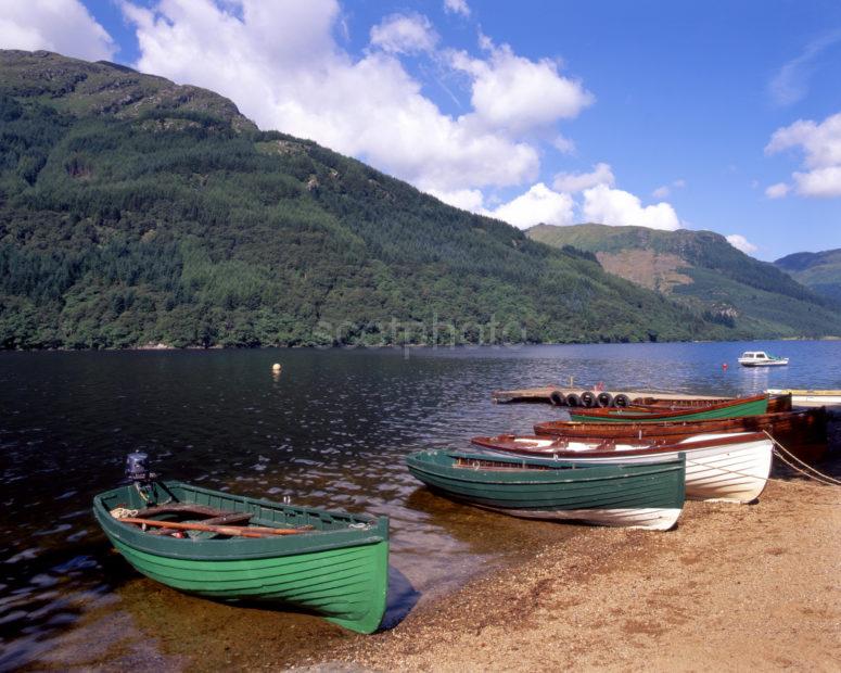 The Shore Of Loch Eck Looking North From Nr Coylet Inn