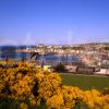 Spring View Of Findochty Harbour And Town From Monument Hill Moray