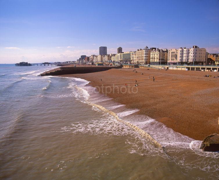 Brightons Seafront From The Pier Sussex