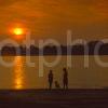 Sunset From The Sands Of Spittal Berwick On Tweed Scottish Borders