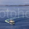 MV Finlaggan At Speed With Gigha In View