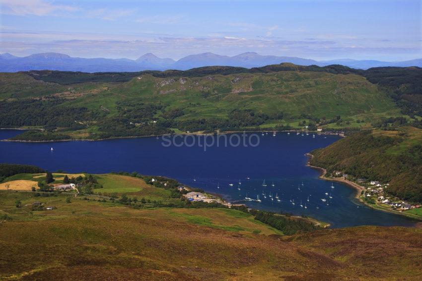 Loch Melfort And Kilmelfort And The Hills Of Mull