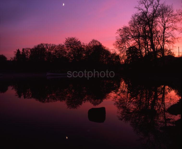 Sunset Afterglow Loch Lomond