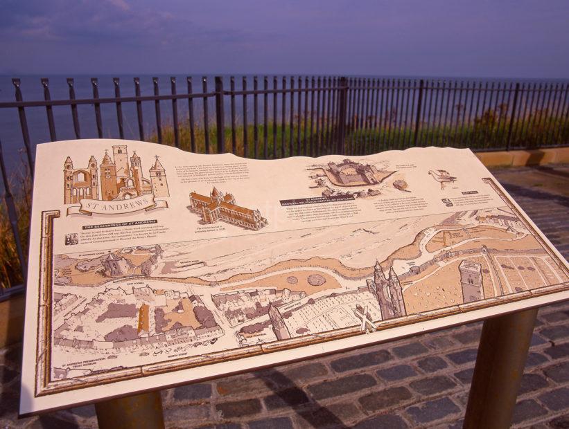 A Tourist Map Of St Andrews