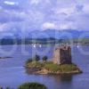 View Towards Castle Stalker And The Hills Of Mull Appin Argyll