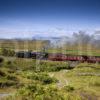 Steam Loco 45231 Sherwood Forester Nr Arisaig With Mallaig To F William Train