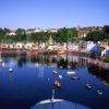 Tobermory Town And Harbour From Ferry Island Of Mull