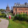 Tourists Admire Mount Stewart House From Gardens Bute