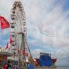 Red Arrows And Big Wheel