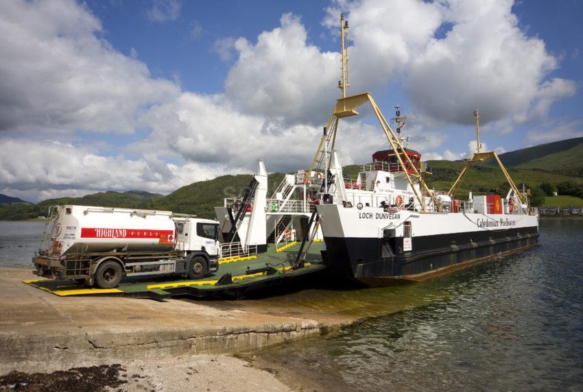 Fuel Tanker Boards The Loch Dunvegan For Colintrive