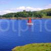 Dunollie Castle With Passing Yacht Argyll