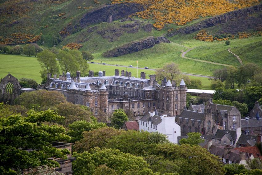 View Of Holyrood Palace And Salisbury Cragg 1