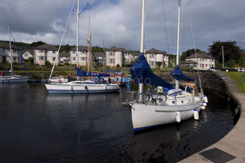 YACHTS ON THE CRINAN CANAL ARDRISHAIG BASIN UPLOAD SIZE