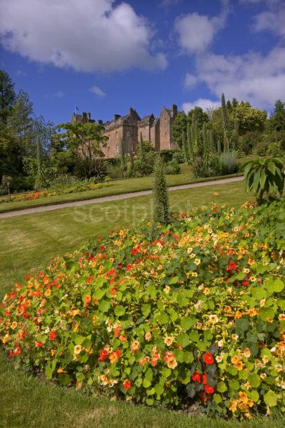 Brodick Castle From Walled Garden Arran