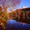 Peaceful Reflections Of A Snowcapped Pap Of Glencoe As Seen From The Lochan Trail Glencoe West Highlands