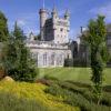 0I5D0132 Portrait Of Balmoral Castle Tower From Gardens Royal Deeside