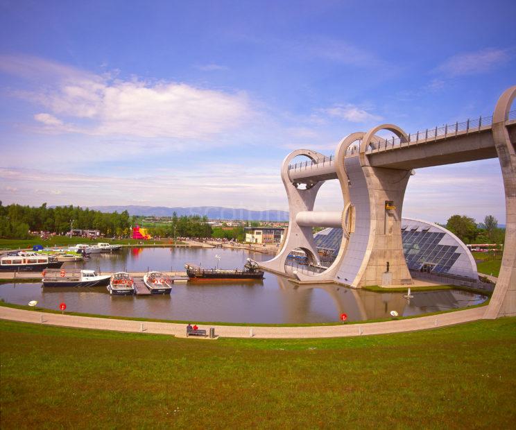 Falkirk Wheel Canal Lift West Lothian