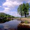 Summer Scene From St Fillans Towards Loch Earn Perthshire