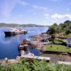 MV Isle Of Arran Arrives At Port Askaig Island Of Islay