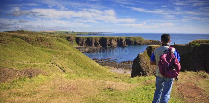 Tunning View From Dunnottar Castle To North 1