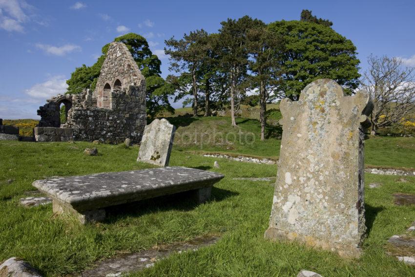 0I5D9989 Ruins Of St Blanes Norman Chapel Southern Tip Of Bute