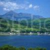 Goatfell Overlooks The Town Of Lamlash Isle Of Arran