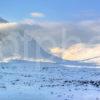 WINTER PANORAMIC VIEW TOWARDS GLENCOE FROM THE EAST