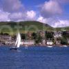 CAMPBELTOWN HARBOUR WITH YACHT KINTYRE