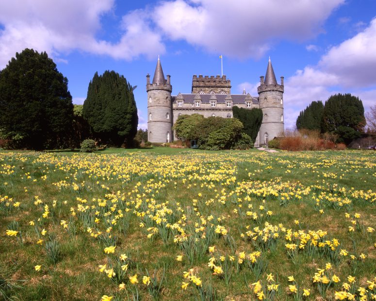 Springtime View Of Inveraray Castle Argyll