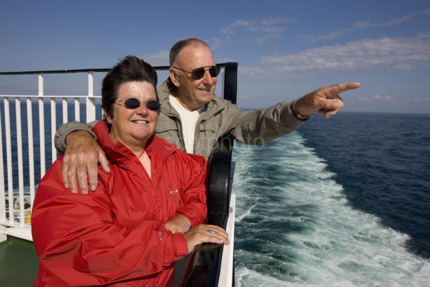 Couple Enjoying Their Sail To Barra