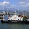 The MV Coruisk Departs Mallaig With Island Of Rhum In Distance