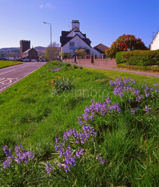 Colourful Scene In Kilmartin Village South Argyll