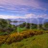 Spring View Towards Dunollie Castle And Distant Mull Argyll