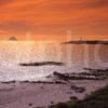 Coastal View From The South Coast Of Arran Towards Pladda Lighthouse And Distant Ailsa Craig Kildonan Isle Of Arran