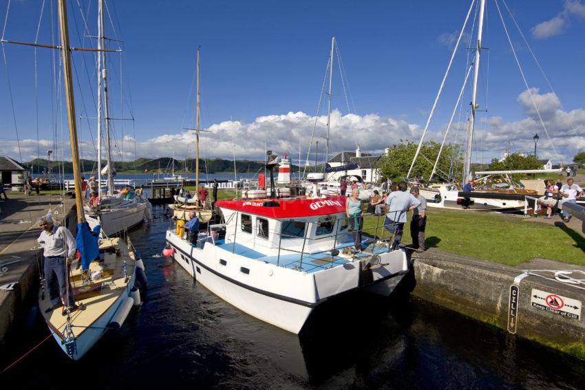 Awaiting Entrance Into Crinan Basin