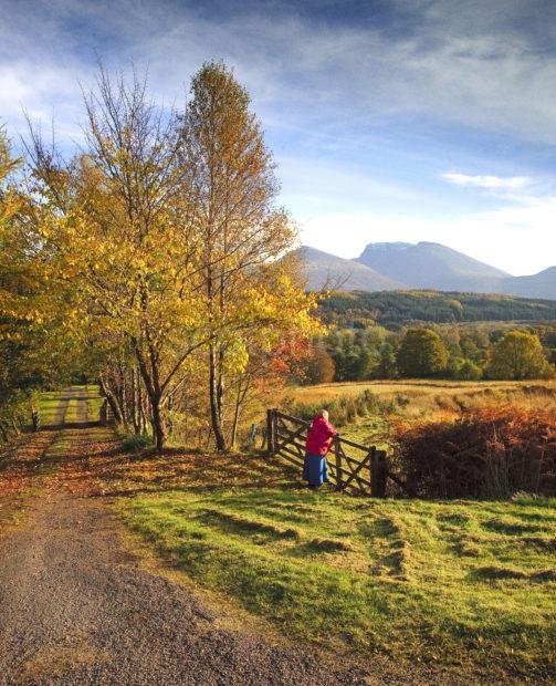 Towards Ben Nevis From Near Banavie Cropped