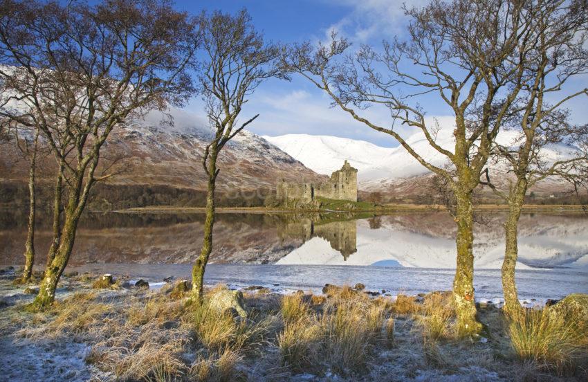 Y3Q9560 Winter Reflections Kilchurn Castle Loch Awe