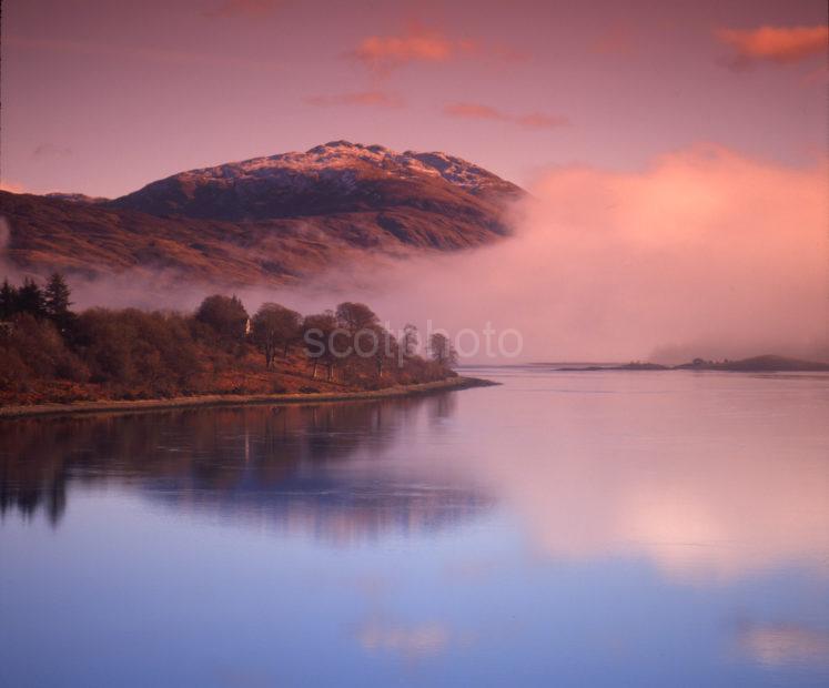 Mist Loch Etive Argyll